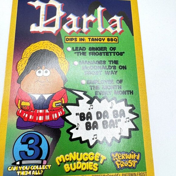 McDonalds Kerwin Frost McNugget Buddies 2023 Adult Happy Meal Toy Brrrick Darla - Picture 8 of 12
